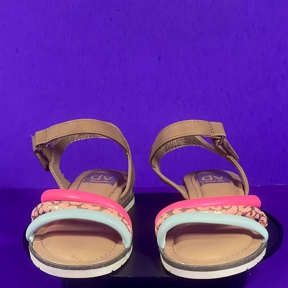 DV Dolce Vita Girl's Multicolor Dame Sandal Shoe Size 12‎ - Picture 2 of 9